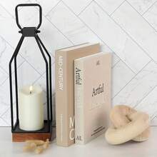 3 piezas de libros falsos plegables, libros decorativos, libros de moda con nombres de ciudades internacionales. Decoración del hogar de moda, adecuada para varias escenas (decoración de habitaciones, decoración del hogar, decoración de dormitorios, decoración de salas de estar, decoración de oficinas, decoración de baños, decoración de escritorios, gabinetes de TV, vestíbulos, estanterías). Excelente para regalos de vacaciones. - Multicolor - Ver 8