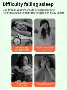 1PC Sleep Aid Therapy, Sleep And Snoring Aids, Improve Sleep, Relieve Stress, Smart Mini Handheld Sleep Aid USB Charging Relaxation Device, Battery Capacity: 400MAh - Multicolor - View 7