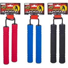 TendenciaArtCreativity - Nunchucks de espuma para niños en varios colores (juego de 3) juguetes de entrenamiento Nunchucks con asas suaves, el mejor regalo para niños y niñasCalidad premium - 1 - Ver 1