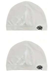 Embroidered Pullover Beanie Hat, Vintage Knit Skull Cap, Popular Street Hip Hop Style - Multicolor - View 12