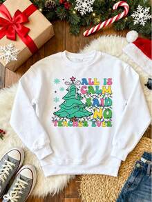 Women Plus Size Sports Sweatshirts - White - View 3