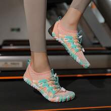 男女通用透气五指水鞋 - 舒适轻便防割五趾水上运动鞋，适合室内健身、举重、瑜伽和户外活动，如沙滩、游泳、冲浪和徒步旅行 - 全鞋底包裹，系带设计，四季皆宜，是海滩度假爱好者的理想之选。 - 珊瑚粉 - 查看 11