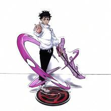 1pc Anime Acrylic Standee Figure, Keychain Pendant Accessory Hanging Decor, Character Standee Desk Ornament For Gojo, Yuji, Megumi, Geto, Yuta, Choso, Mahito, Toji, Aoi, Nanami, Nobara, Suitable For Men And Women, Birthday, Holiday Gift, Desk, Computer, Workbench - 彩色 - 查看 10