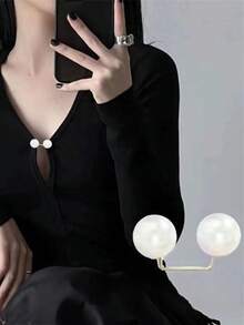 مشدّ الخصر، دبوس مانع للانزلاق، دبوس اللؤلؤ، أزرار ملابس قابلة للتعديل للخصر الكبير