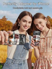 1. Customized Orange Phone Case, Can Print Personalized Signature, Suitable For Friends, Couples And Family. Compatible With 17 Pro Max/17 Air/17 Pro/17, Magnetic Matte Shell, Upgraded Full Camera Protection, Compatible With Matte Semi-Transparent Shock-Proof Anti-Scratch Ultra-Thin Shell, Military-Grade Protection - Black - View 9