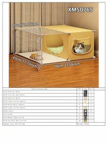 带猫砂盆抽屉的猫笼，一体式大空间猫柜，简约家用猫屋 - 彩色 - 查看 20