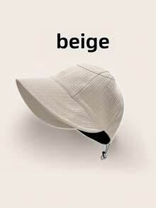 1pc Women's Sun Hat, All-Season Sun Hat, Adjustable, Waffle Knit Versatile Baseball Cap, Great Gift Choice For Valentine's Day - Multicolor - View 8