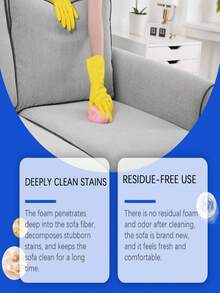 JAYSUING Fabric Sofa Foam Cleaner, Fabric Sofa, Curtain, Mattress Foam Cleaner - Multicolor - View 5
