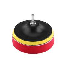 Kit de almohadillas de encerado para pulido y pulido de esponja de 4 ", 19 Uds., para pulidor de coche con adaptador de taladro M10 - 4 pulgadas - Ver 4