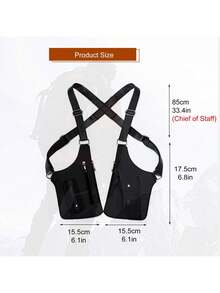 Vest Backpack Outdoor Vest Bag 2025 Brand New Sports Casual Backpack Cool And Fashionable Chest Bag - Black - View 5