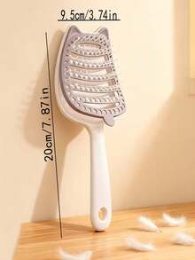 1 pieza Peine de pelo esponjoso, peine de masaje del cuero cabelludo para el cuidado del cabello, peine alisador de cabello rizado, peine para cabello mojado, peine universal para todo tipo de cabello para mujeres - Multicolor - Ver 3