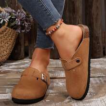 Shoes For Women Stylish And Versatile Slippers Flats Shoes For Outdoor Comfort And Elegance Summer Slides Clogs - Brown - View 9