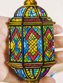 1/2 chiếc đèn lồng hình trăng khuyết trang trí bàn làm việc, họa tiết nhiều màu sắc, hình trăng khuyết, trang trí nhà cửa dịp lễ, kiểu đèn ngủ, vật trang trí trung tâm, phong cách Boho, giá đỡ trưng bày, trang trí kệ phòng khách, phòng ngủ, điểm nhấn không khí tiệc tùng, đèn lồng hình trăng khuyết nghệ thuật hiện đại, họa tiết sống động, trang trí nhà cửa, trang trí góc tâm linh, phụ kiện trang trí nội thất. - Nhiều màu - Xem 8