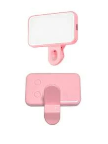 1pc Portable Rechargeable LED Clip-On Fill Light, 3 Lighting Modes, Suitable For Computer, Photography, Video Calls, Live Streaming, Multi-Scenario Use, Adjustable Brightness, Ideal Gift For Friends And Family, Rechargeable (Built-In 250mAh Battery)