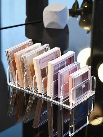 2/1 Pc Eye Shadow Tray Storage Box, Simple Design, Suitable For Storing Eye Shadow Tray, Lipstick, Nail Polish, In Dressing Table, Bedroom, Drawer, Christmas Gifts