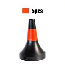 5pcs Multi-Color Cone Markers, Versatile Sports Training Cones - PE Material, For Soccer, Basketball, Indoor/Outdoor Agility Training, Obstacle Markers, Speed & Agility Training