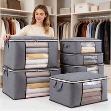 Large Capacity Storage Bag/Blanket/Coat/Wardrobe Organizer - Dustproof, Moisture-Proof, Insect-Proof, Multipurpose - Multicolor - View 3