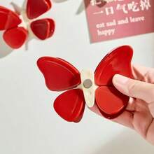 Magnetic Butterfly Sealing Clips - Snack Bag Sealing Clips, Magnetic Refrigerator Stickers, Mini Cute Sealing Machine - Multicolor - View 9