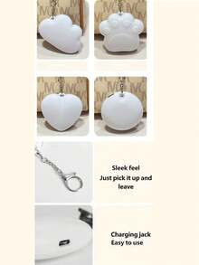 1pc USB Rechargeable Touch Sensor Bag Light, Mini Portable Wallet/Handbag Touch Sensor Lamp, Ladies Gift Mini Flashlight Decor Atmosphere Light, Best Gift - Multicolor - View 11