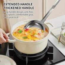3pcs Stainless Steel Extra Fine Mesh Strainer Set, Fine Mesh Strainer With Handle, Oil Filter Food Strainer, Kitchen Gadget, Suitable For Kitchen Cooking, Restaurants, Family Meals And Picnics - 3pcs - View 8