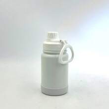 1 pieza Botella de agua aislada de acero inoxidable de 400ml, termo de doble pared a prueba de fugas, ideal para actividades al aire libre, taza térmica, botella, adecuada para viajes, gimnasio, actividades al aire regalos - 400 ml - Ver 11