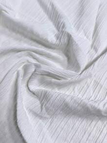 بلوزة ذات لون واحد مصنوعة من قماش منسوج مع أزرار على الخصر، مناسبة للارتداء في المنزل، العطلات، المطار، حفلات العزاب، ليلة المواعدة، حفلات الموسيقى الريفية، المسرح والحفلات، في فصول الربيع والصيف والخريف