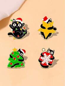 1 PC Heart Beating Brooch,Creative Electrocardiogram Alloy Brooch Cartoon Series Pins Stethoscope Personalized Corsage - Multicolor - View 6