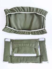 1pc Cute Bear Pattern Baby High Chair Cushion, Soft & Skin-Friendly, Non-Slip, Removable & Washable, Fits Multiple High Chair Models