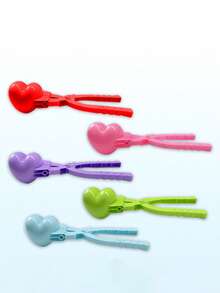 4 件套雪球夹 雪夹 冬季户外夹 雪夹 雪球大战互动套装