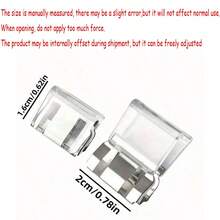 4/6pcs Shorten The Pants Legs With Invisible Fixing Clips, Prevent Dragging At The Bottom Of The Pants Legs, Hide The Buckle Leg Closure Device Without Seams, Prevent Pants Legs From Dragging The Floor, Suitable For Jeans And Pants