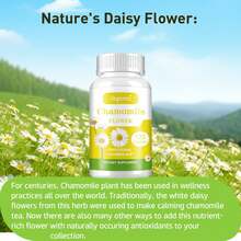BUPORAI Chamomile Flower Extract 700mg - Relieve Anxiety And Stress, Improve Fatigue, Calm Down, Relax, Sleep Support - 120pcs - 120粒膠囊 - 查看 5