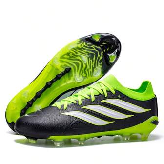 New Football Boots With Studs Recommended For Teenagers, Students, And Adults. Low-Cut Design, Long Studs, Anti-Slip, Grip Suitable For School, Matches, And Training.