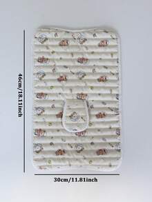 1 Almofada Acolchoada para Cadeirinha de Bebê, Universal com 4 Níveis, Nova Estampa Fofa, Tapete Antiderrapante Acolchoado, Almofada de Proteção Confortável para Viagens Diárias de Bebês e Crianças