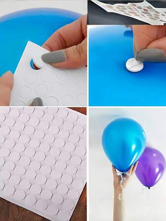 100 st, limprickar för ballongfästen - enkla tak- och väggdekorationer för fester och bröllop