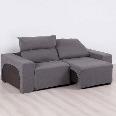 Capa de Sofá Retrátil e Reclinável 2 Lugares Ajustável Protetor Soft Premium