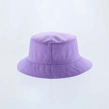 Bucket Hat, Unisex Fisherman's Hat | With Lining And UV Sun Protection | Beachwear, Camping And Leisure - 紫丁香色 - 查看 1