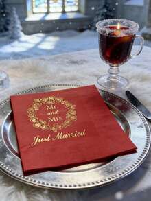 30张/包一次性情人节餐巾纸，生日派对装饰餐巾纸，厨房餐巾纸，防油防水餐垫，适合家庭情人节一次性餐具