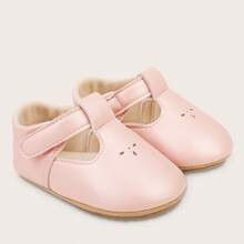 春秋婴儿鞋，防滑软底幼儿鞋，适合 0-1 岁婴儿女孩 - 粉色 - 查看 9