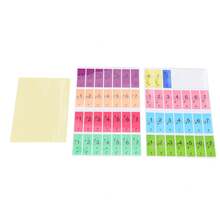 88-Key Piano Note Stickers, Removable Keyboard Key Labels For Beginners, Transparent Electronic Keyboard Note Decals, Color-Coded Music Guide For 88 Key Keyboards - Multicolor - View 3