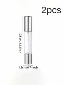 0.34oz Dual-Use Perfume Spray Bottles With Rollers-Transparent Glass, Refillable & Portable, Ideal For Travel & Office Essentials, Includes Eau De Toilette & Skincare Spray Bottles, Travel Accessories,Portable Fragrance Dispenser,Refillable Spray BottleBathroom Accessory Bathroom Decor