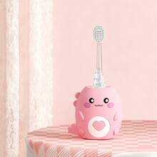 U-Shaped Electric Toothbrush Set, Smart Timer, 3 Cleaning Modes, 360° Auto Brushing, IPX7 Waterproof, Cartoon Dinosaur Design, 2 Replaceable Brush Heads, USB Rechargeable, Suitable As Christmas, Thanksgiving Or Birthday Gift For Family And Friends - Multicolor - View 19