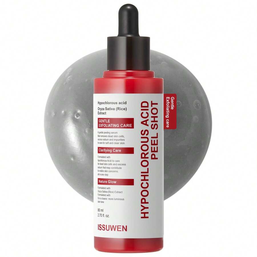 80毫升次氯酸去角质精华液，蕴含大米提取物，温和去除死皮细胞，净化毛孔，展现自然光泽 - 紅色 - 查看 1