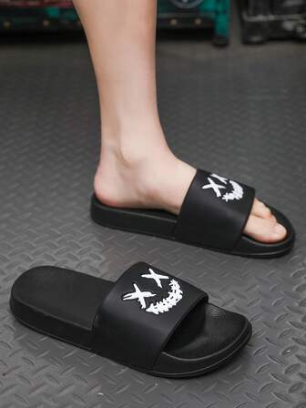 Couples Slippers, Men's Soft EVA Flat Non-Slip House Slippers, Men's Bathroom Slippers, Summer Men's Beach Sandals, Comfortable And Durable, Suitable For Indoor And Outdoor Daily Casual Wear, Women's House Slippers, Size 36-50