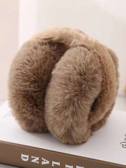 Foldable Plush Children's Warm Ear Muffs, Girls Version - Autumn/Winter Ear Pockets, Ear Muffs, Outdoor Frost-Proof Ear Muffs, Ear Covers, Thick Warm Ear Muffs, Student Outdoor Cycling Warm Frost-Proof Ear Muffs, Christmas Gift