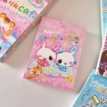 Sổ ghi nhớ phong cách Showa cổ điển dễ thương, chất liệu làm sổ lưu niệm không dính, sổ ghi chép họa tiết trái cây đáng yêu, sổ lập kế hoạch danh sách việc cần làm, món quà tuyệt vời cho bản thân, bạn gái, bạn bè, trẻ em và giáo viên tặng cho học sinh - Nhiều màu - Xem 13