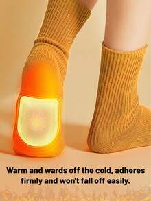 3/9/18 Pairs Pack Foot Warmers, Warm Pads, Heating Patches, Long-Lasting Constant Temperature, Quick Heating, Breathable Non-Woven Fabric, Invisible & Portable, Multi-Purpose, Essential For Winter, Ideal For Outdoor Activities, Unisex, Can Be Used On Various Body Parts - Foot Heating Patch - View 4