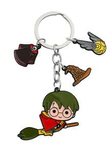 7pcs Cartoon Character , Ron Weasley, Hermione Granger Keychain, Suitable For Backpack Hanging, Car Decor, Party & Holiday Gifts - Multicolor - View 12