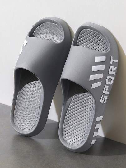 2025新款时尚运动拖鞋，优质EVA材质，男女通用，夏季居家防滑透气凉鞋，男士户外穿着，加大码48-49，黑色，白色，卡其色，咖啡棕色，灰色