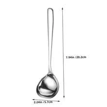 4-Piece Stainless Steel Standing Ladle Set, No-Drip Soup & Sauce Spoons - 銀色 - 查看 2