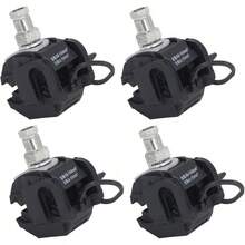 Conectores de Perforación Aislantes para Divisor de Alto y Bajo Voltaje Juego de 5 Piezas sin Rotura con Aislamiento 1KV - JJC-4 - Ver 6